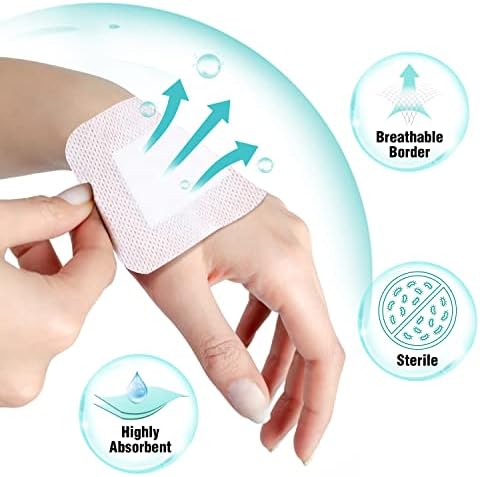 Soft latex free adhesive bordered gauze dressing pad for pain free removal from healing skin