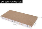Close up view of the high grade recyclable corrugated paper cells on an Engelalike scratch pad