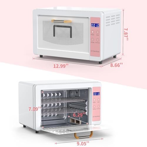 Professional spa tools organized inside Yofuly 10L sterilizer