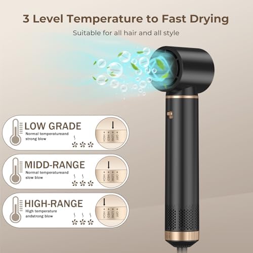 Yitrust round brush volumizer attachment designed to add bounce and body to damp hair.