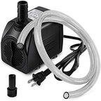 Pulaco 10W water pump showing adjustable flow valve