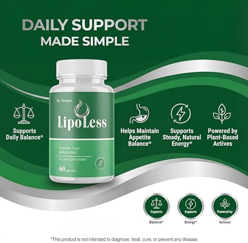 Three bottles of Mjo Xtreya LipoLess dietary supplement
