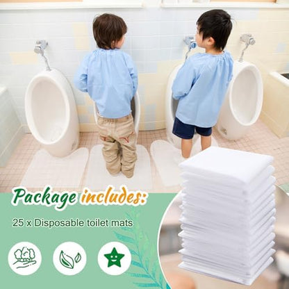 Close-up of the non-woven fabric top layer and non-slip backing of the Drydiet toilet mat.