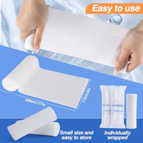 Multi pack of MAQIHAN premium gauze bandage wraps for costume design and crafting.