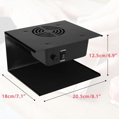 Qutuni 300W nail fan drying hands in home setting