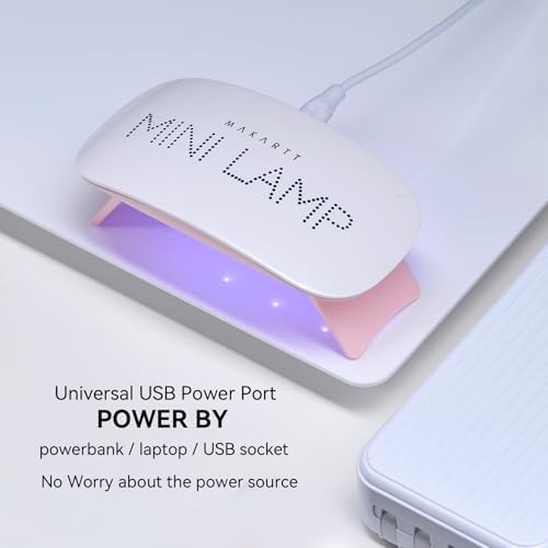 Close up of Makartt nail lamp control button and timer