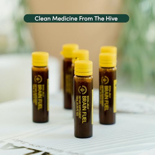 Nutritional facts panel on the back of Beekeeper's Naturals adaptogenic mental clarity supplement box