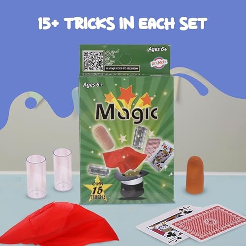 Variety of magic props included in Playkidz kit