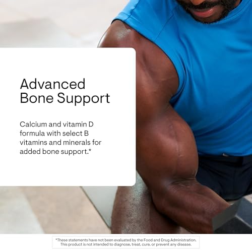 Thorne Advanced Bone Support capsules spilled gently next to the white allergen-free premium dietary supplement bottle