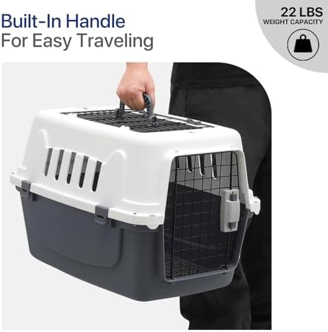 Miramingle authentic imported small dog travel crate layout view