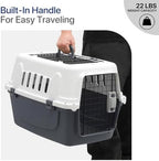 Miramingle authentic imported small dog travel crate layout view