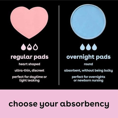 Bamboobies Nursing Pads, Ultra-Soft Velour, Reusable, Washable & Leak-Proof, 6 Ultra-Thin and 2 Overnight Pads for Breastfeeding - Image 5
