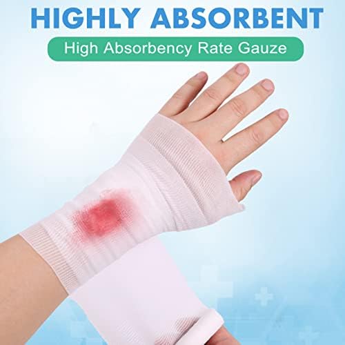 LotFancy medical wound care supplies arranged for emergency first aid kit.
