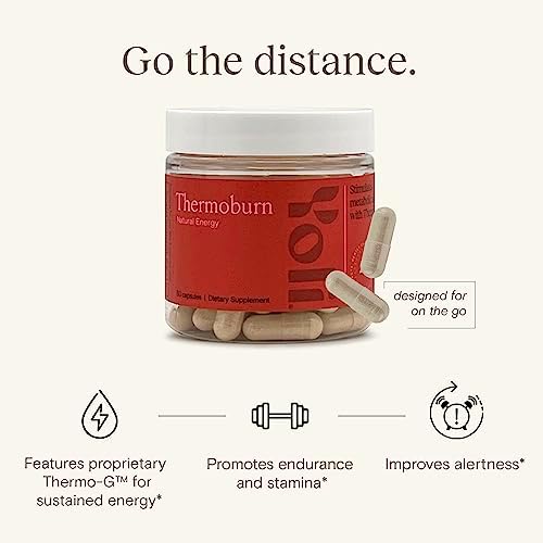 Yoli Thermoburn dietary supplement bottle with green tea and raspberry ketones.