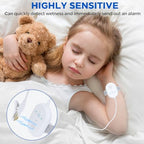 Bedwetting alarm progress chart with stickers for nighttime potty training motivation.