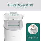 Janibell Akord Slim Adult Diaper Pail side profile