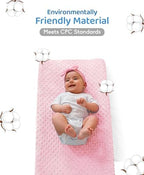 Loonah baby changing mat close up of soft breathable fabric