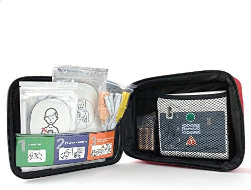 WNL Products reusable adult and child AED training pads with connectors.