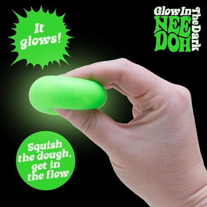 Size comparison of the portable teenie sensory toy held in an adult hand for stress relief