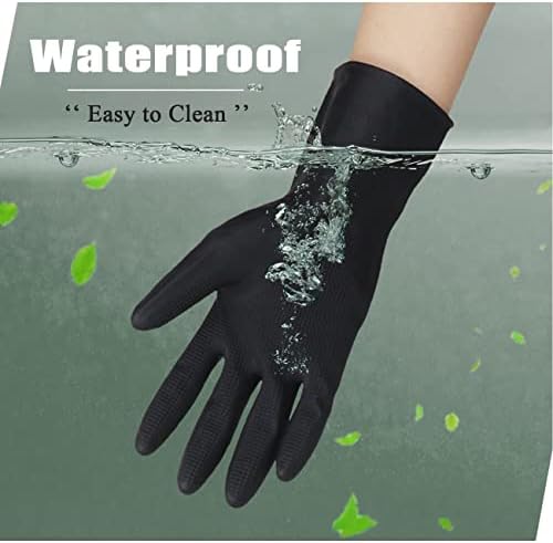 VOVCIG acid and alkali resistant gloves displaying the left and right hand specific design