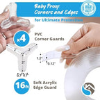 Komfortology 16 foot edge protector strip for baby safety