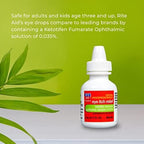 Rite Aid eye itch relief zero point three four fluid ounce container standing upright