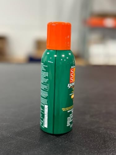 Authentic imported Avon dual action sunscreen and bug repellent showing portable travel size dimensions.