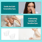 Hpmjz eye wash solution cup made of medical grade polypropylene