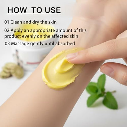 Zimumoda herbal body care cream side panel label and directions