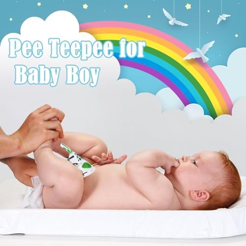 Reusable pee pee teepees with assorted patterns