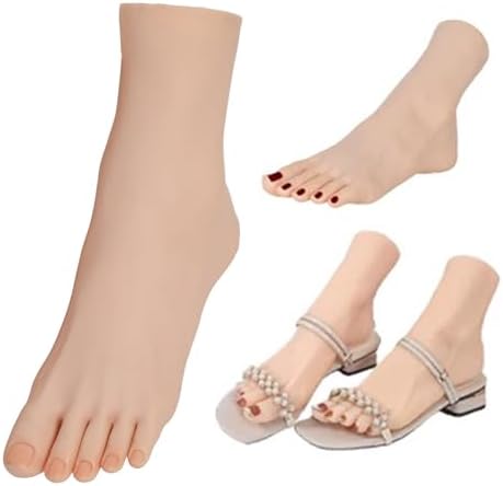 DXdixiu silicone practice foot model left side view