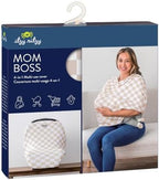 Itzy Ritzy 4-in-1 cover styled as an infinity scarf