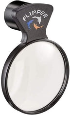 FL!PPER magnetic aquarium viewer mounted on tank glass