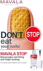 Clear liquid habit breaking nail formula application view