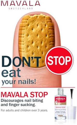 Mavala Stop 0.3 Fluid Ounce packaging displaying ingredients and usage guidelines