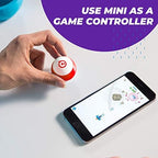 Sphero Mini Blue showing LED light feature