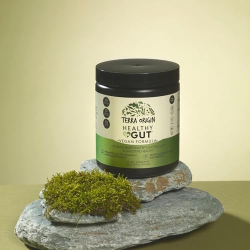 Terra Origin Healthy Gut powder supplement nutritional facts label