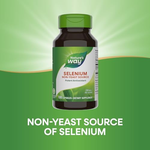 L-selenomethionine 200mcg dietary capsules for thyroid and immune health