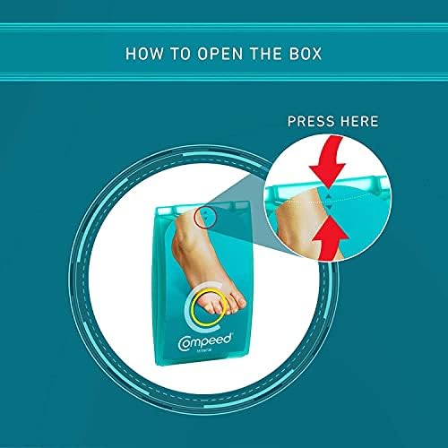 Compeed waterproof corn bandages in a two pack bundle.