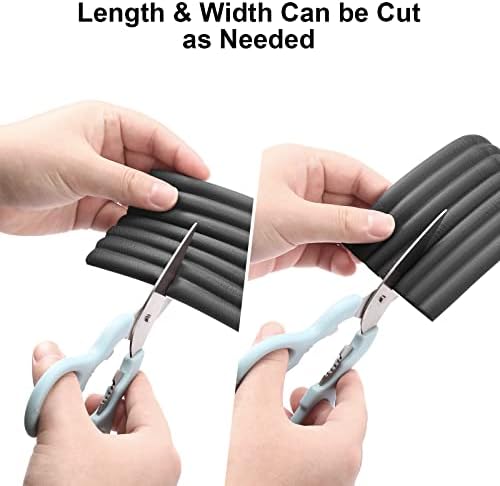 Baby Proofing Edge Corner Protector, 16.4 ft Edge Guards Padding with 3M Adhesive, Extra-Wide Soft NBR Rubber Foam Padding, Furniture,Sharp Edge Safety Corner Edge Bumper Guard-Black - Image 7