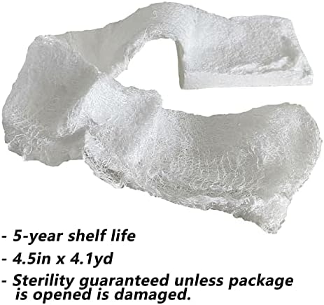 RHINO RESCUE professional medical grade compressed gauze pack set of six