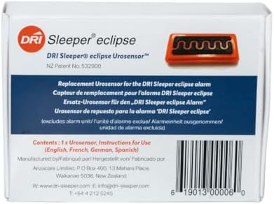 Close up view of the conductive plastic DRI Sleeper wireless sensor unit showing the moisture sensing strips.