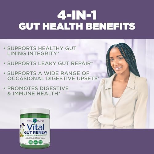 Vital Planet Vital Gut Renew powder botanical extracts graphic