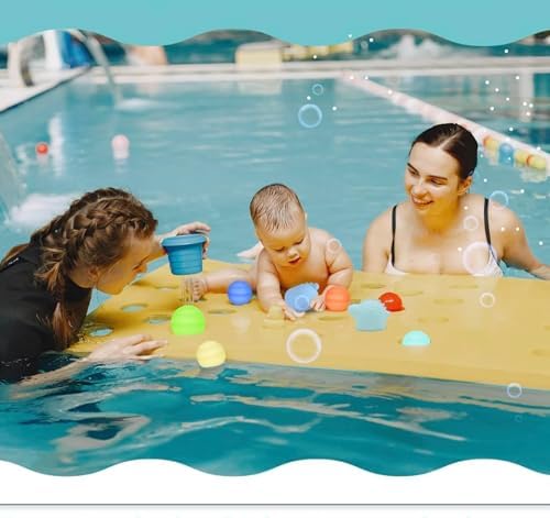 Eco friendly reusable water balloons showing the soft non toxic material construction.