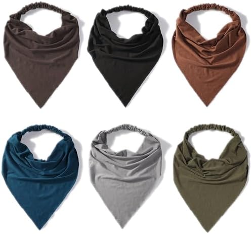 Vercret boho triangle bandana set folded