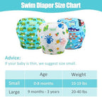 Wegreeco reusable swim diaper interior mesh lining detail