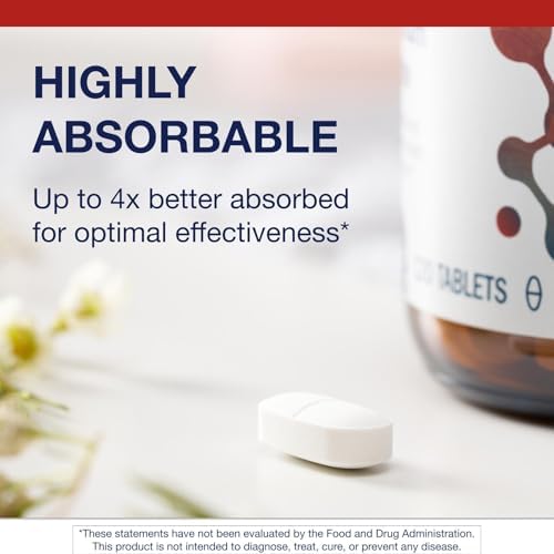 Metagenics Magnesium Glycinate tablets bottle showing non-GMO and gluten-free seals