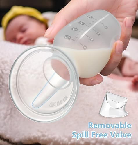 Yahaa silicone breast milk collector set with protective storage caps attached for hygiene.