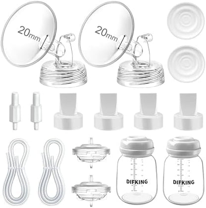 DIFKING twenty millimeter breast shield flanges compatible with Spectra pumps