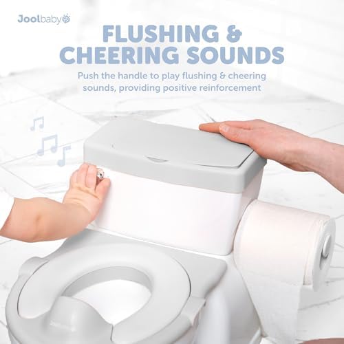 Removable transition potty seat on standard toilet